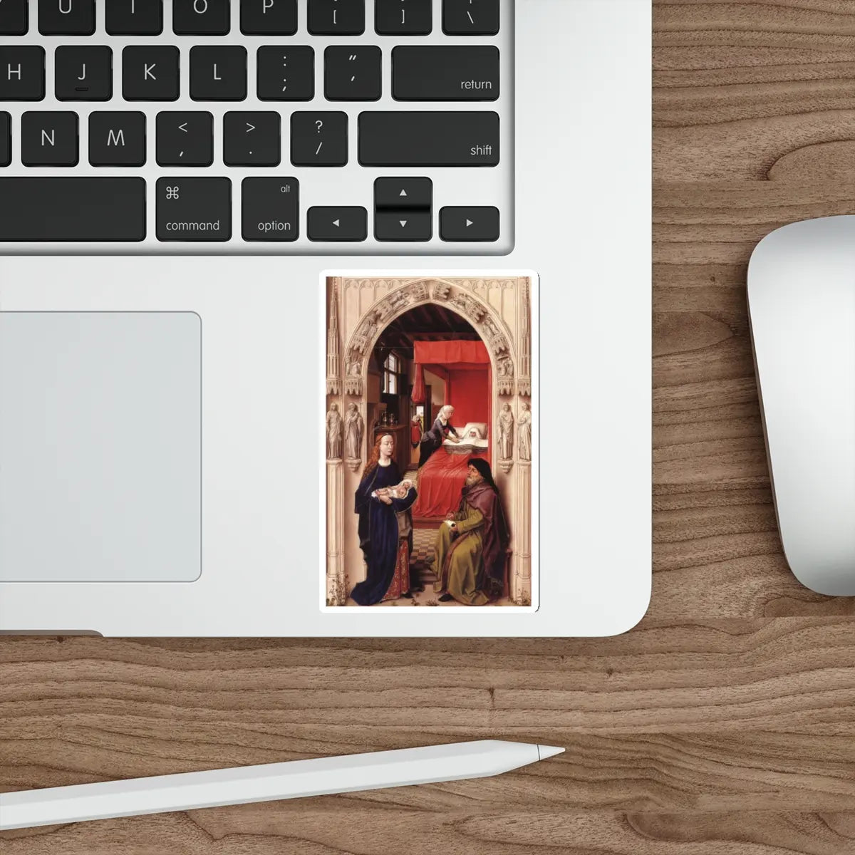 SKU:16812556859412244987 Sticker types:White Shape:Die-Cut Sizes:4" × 4"