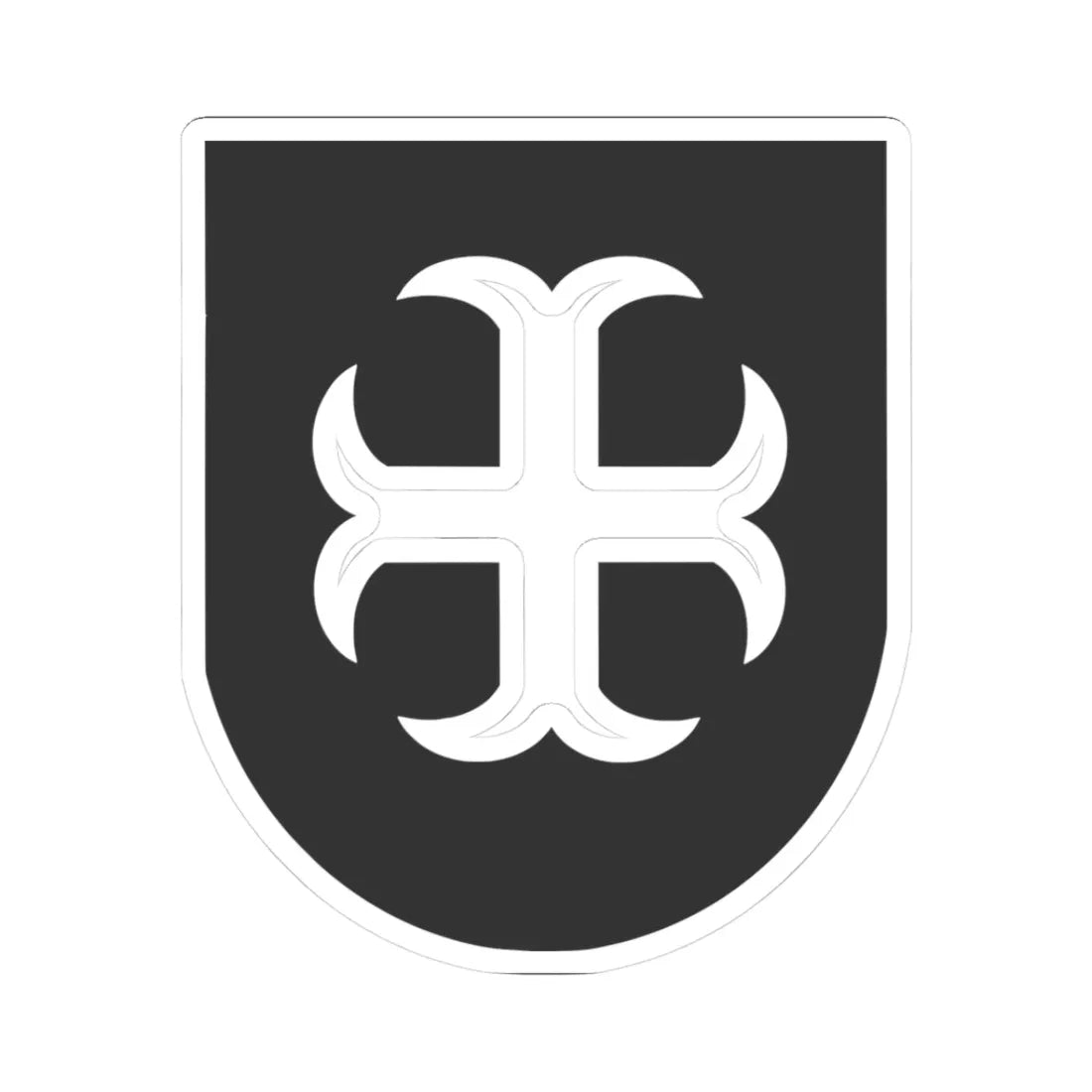 Wezembeek-oppem coat of arms (Belgium) (Coat of Arms) STICKER Vinyl Kiss-Cut Decal 3 Inch White - The Sticker Space