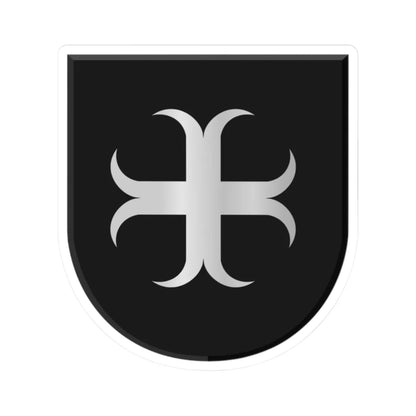 Wezembeek-Oppem wapen (Belgium) (Coat of Arms) STICKER Vinyl Kiss-Cut Decal 2 Inch White - The Sticker Space