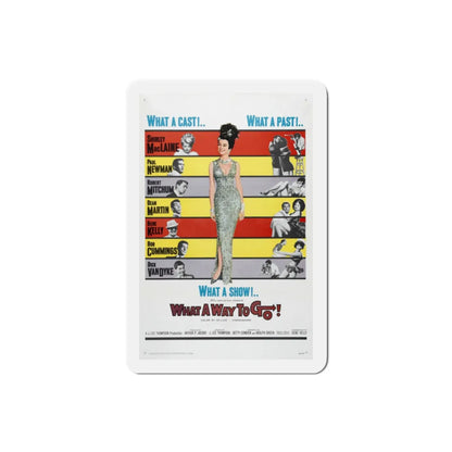 What a Way to Go 1964 Movie Poster Refrigerator Magnet 2 Inch - The Sticker Space