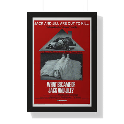 WHAT BECAME OF JACK AND JILL 1972 - Framed Movie Poster-16″ x 24″-The Sticker Space