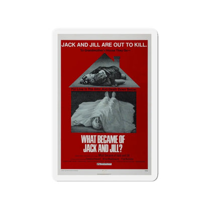 WHAT BECAME OF JACK AND JILL 1972 Movie Poster - Refrigerator Magnet 3 Inch - The Sticker Space