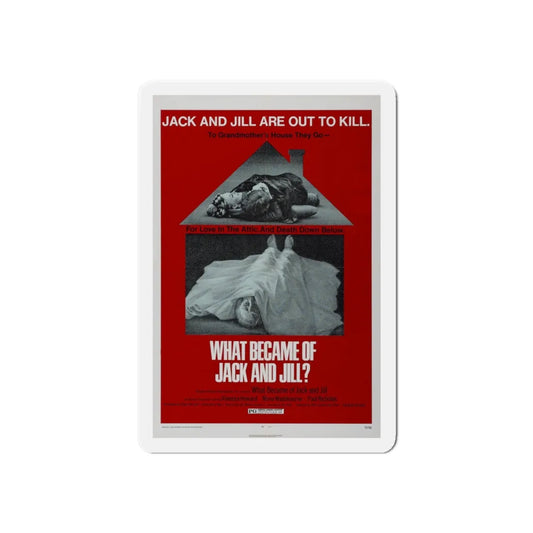 WHAT BECAME OF JACK AND JILL 1972 Movie Poster - Refrigerator Magnet 6 Inch - The Sticker Space