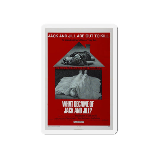 WHAT BECAME OF JACK AND JILL 1972 Movie Poster - Refrigerator Magnet-6 × 6"-The Sticker Space