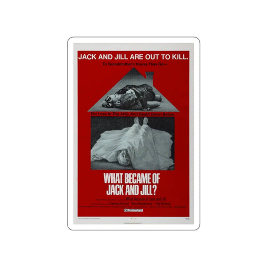 WHAT BECAME OF JACK AND JILL 1972 Movie Poster STICKER Vinyl Die-Cut Decal 2 Inch - The Sticker Space