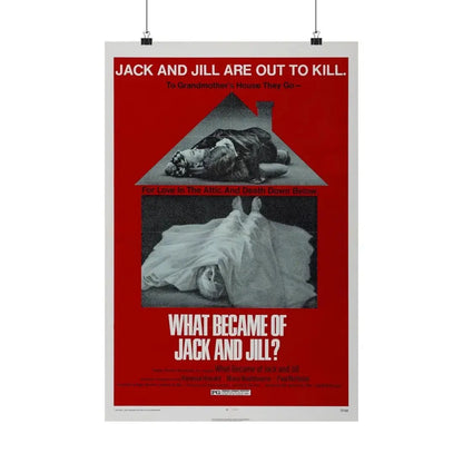 WHAT BECAME OF JACK AND JILL 1972 - Paper Movie Poster 16″ x 24″ Matte - The Sticker Space