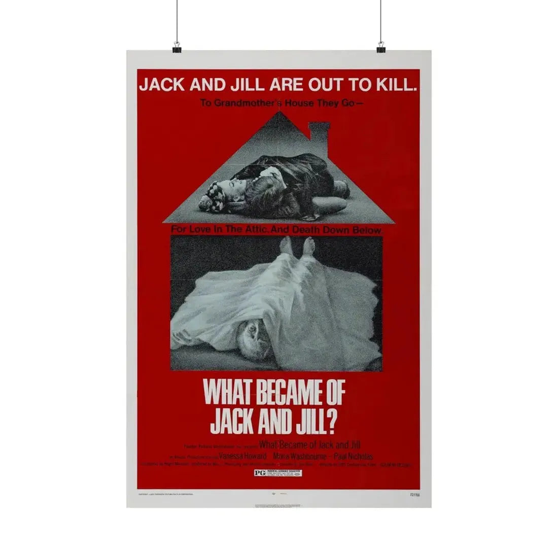 WHAT BECAME OF JACK AND JILL 1972 - Paper Movie Poster 24″ x 36″ Matte - The Sticker Space