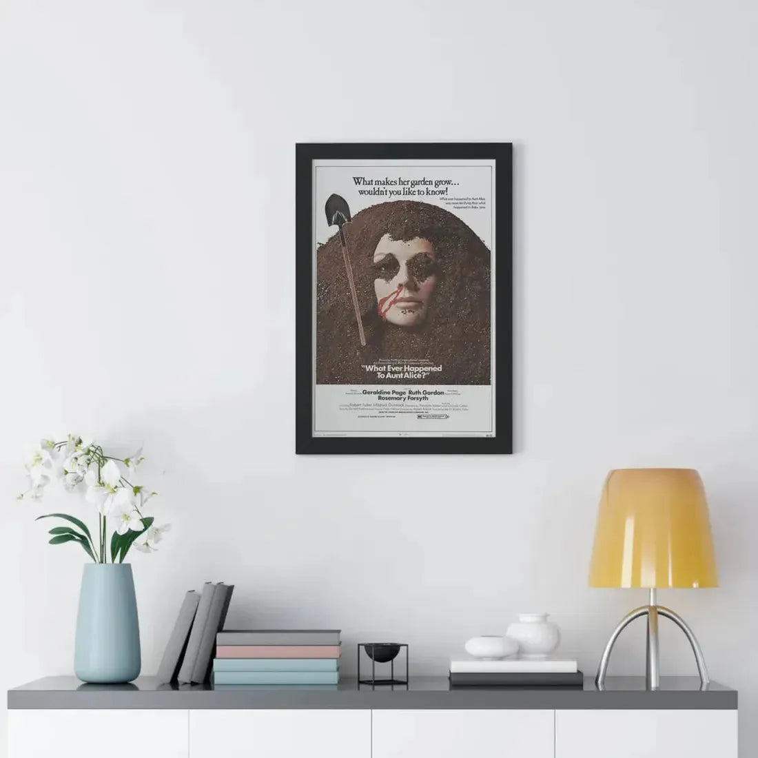 WHAT EVER HAPPENED TO AUNT ALICE 1969 - Framed Movie Poster - The Sticker Space