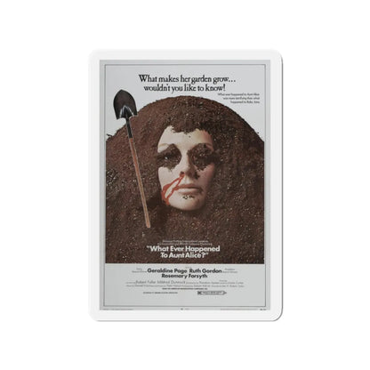 WHAT EVER HAPPENED TO AUNT ALICE 1969 Movie Poster - Refrigerator Magnet 2 Inch - The Sticker Space