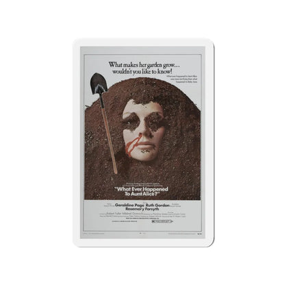 WHAT EVER HAPPENED TO AUNT ALICE 1969 Movie Poster - Refrigerator Magnet 3 Inch - The Sticker Space