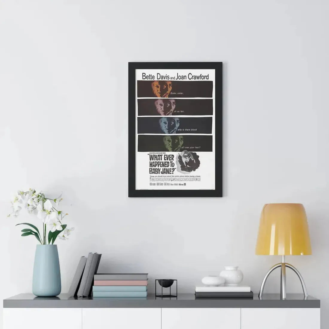 WHAT EVER HAPPENED TO BABY JANE 1962 - Framed Movie Poster - The Sticker Space
