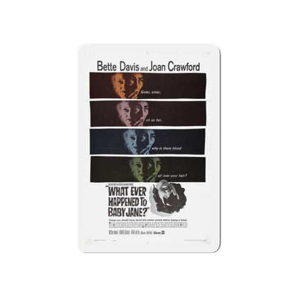 WHAT EVER HAPPENED TO BABY JANE 1962 Movie Poster - Refrigerator Magnet 5 Inch - The Sticker Space