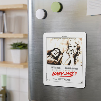 WHAT EVER HAPPENED TO BABY JANE (FRENCH) 2 1962 Movie Poster - Refrigerator Magnet-The Sticker Space