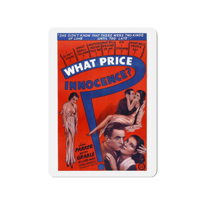 WHAT PRICE INNOCENCE 1933 Movie Poster - Refrigerator Magnet-2" x 2"-The Sticker Space