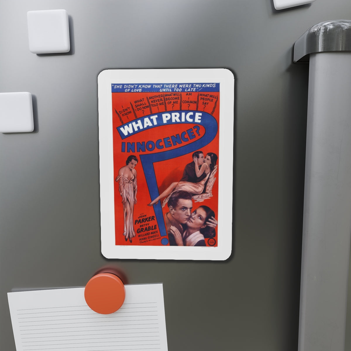 WHAT PRICE INNOCENCE 1933 Movie Poster - Refrigerator Magnet-The Sticker Space