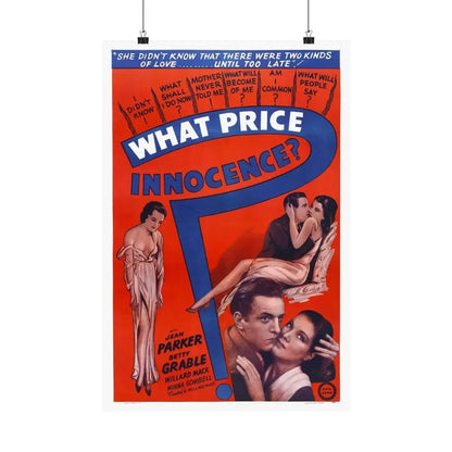 WHAT PRICE INNOCENCE 1933 - Paper Movie Poster 16″ x 24″ Matte - The Sticker Space