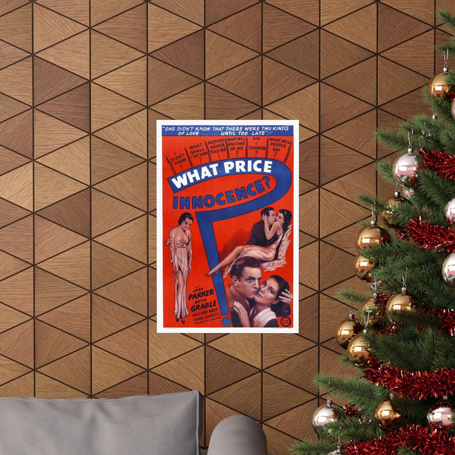 WHAT PRICE INNOCENCE 1933 - Paper Movie Poster-The Sticker Space