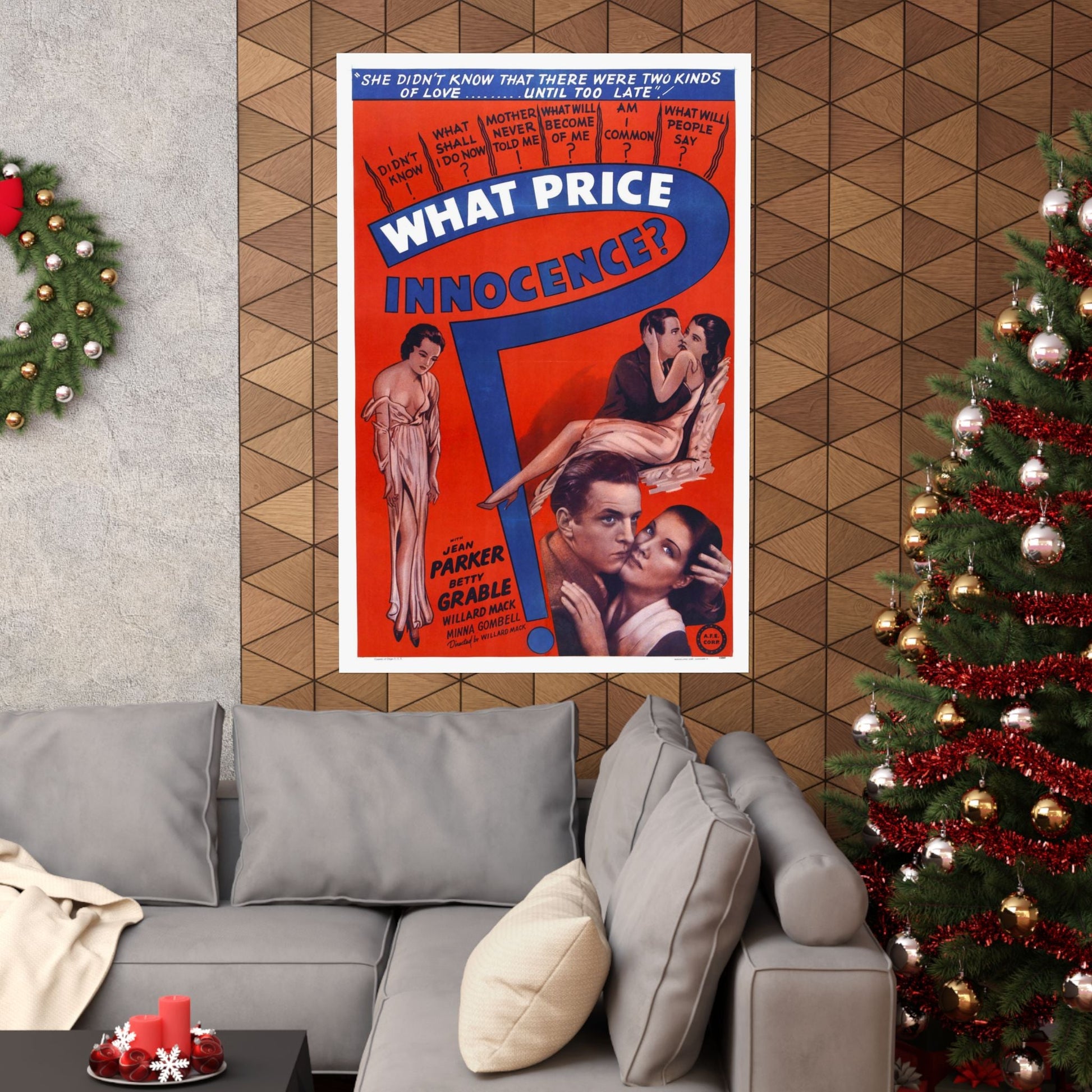 WHAT PRICE INNOCENCE 1933 - Paper Movie Poster-The Sticker Space