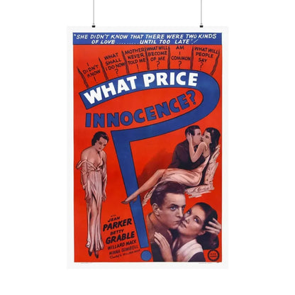 WHAT PRICE INNOCENCE 1933 - Paper Movie Poster 36" x 54" Matte - The Sticker Space