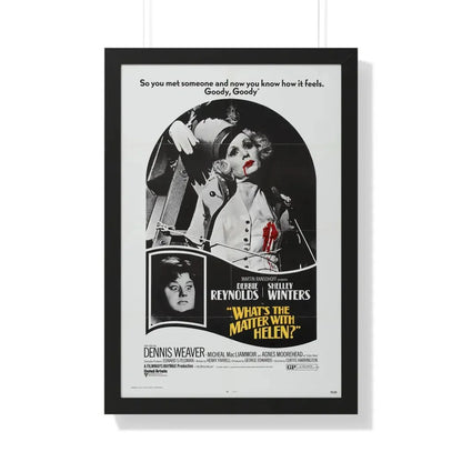 WHAT'S THE MATTER WITH HELEN 1971 - Framed Movie Poster 20" x 30" Black - The Sticker Space