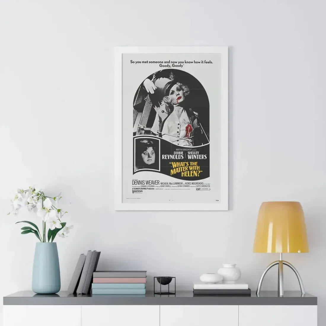 WHAT'S THE MATTER WITH HELEN 1971 - Framed Movie Poster - The Sticker Space