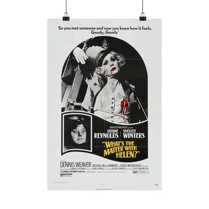 WHAT'S THE MATTER WITH HELEN 1971 - Paper Movie Poster 12″ x 18″ Matte - The Sticker Space