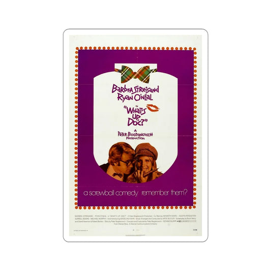 What's Up Doc 1972 Movie Poster STICKER Vinyl Die-Cut Decal 6 Inch - The Sticker Space