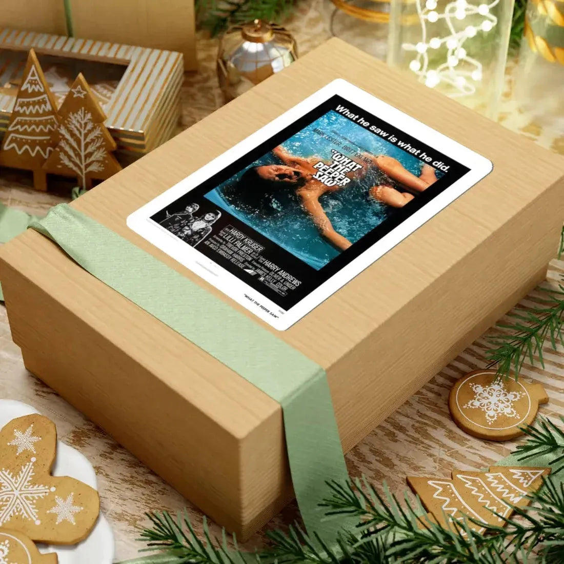 WHAT THE PEEPER SAW 1972 Movie Poster - STICKER Vinyl Kiss-Cut Decal - The Sticker Space