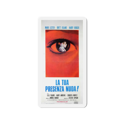 WHAT THE PEEPER SAW (ITALIAN) 1972 Movie Poster - Refrigerator Magnet-2" x 2"-The Sticker Space