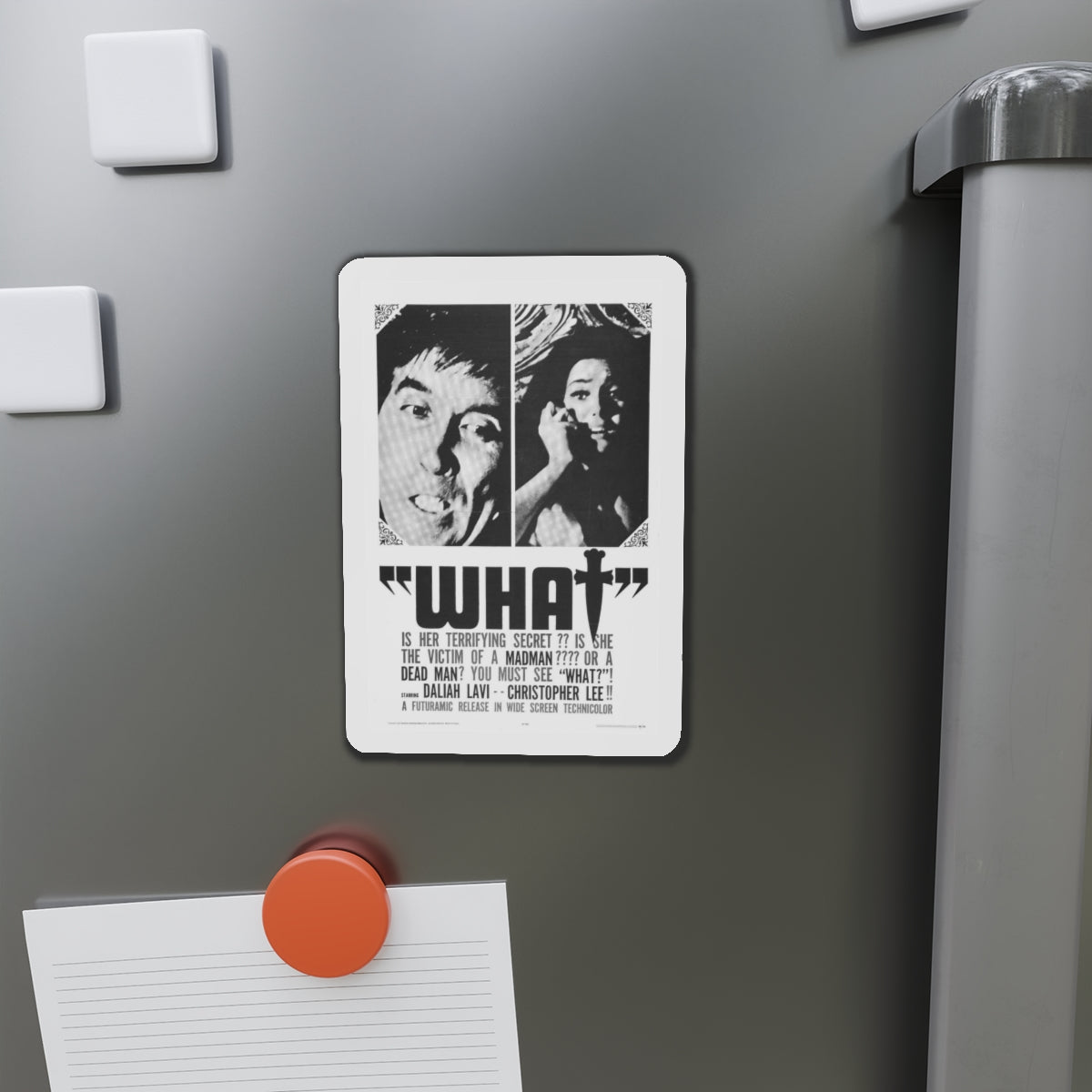 WHAT (THE WHIP AND THE BODY) 1963 Movie Poster - Refrigerator Magnet-The Sticker Space