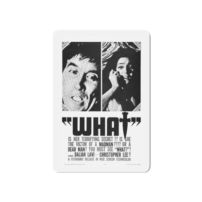 WHAT (THE WHIP AND THE BODY) 1963 Movie Poster - Refrigerator Magnet-5" x 5"-The Sticker Space