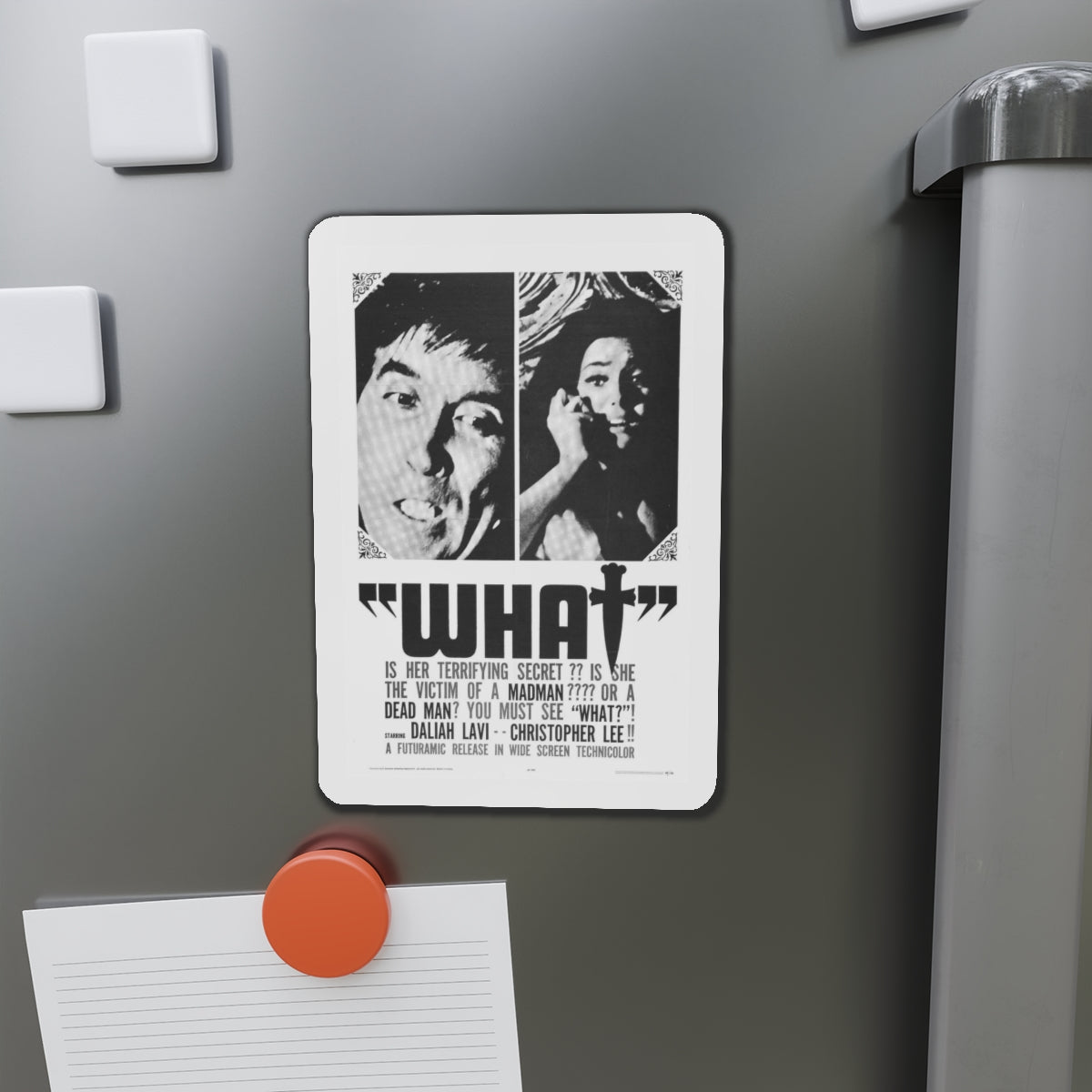 WHAT (THE WHIP AND THE BODY) 1963 Movie Poster - Refrigerator Magnet-The Sticker Space