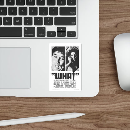 WHAT (THE WHIP AND THE BODY) 1963 Movie Poster STICKER Vinyl Die-Cut Decal-The Sticker Space