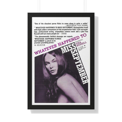 WHATEVER HAPPENED TO MISS SEPTEMBER 1973 - Framed Movie Poster-20" x 30"-The Sticker Space