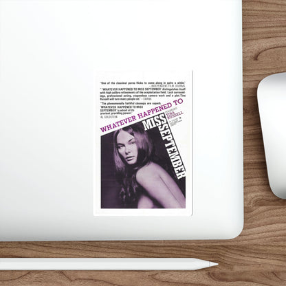 WHATEVER HAPPENED TO MISS SEPTEMBER 1973 Movie Poster STICKER Vinyl Die-Cut Decal-The Sticker Space