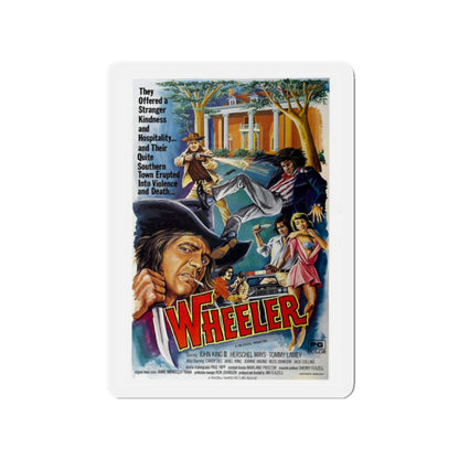 WHEELER 1975 Movie Poster - Refrigerator Magnet-2" x 2"-The Sticker Space