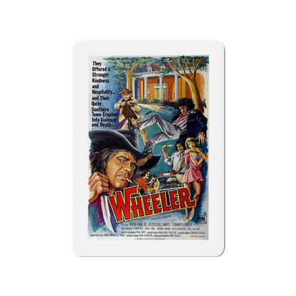 WHEELER 1975 Movie Poster - Refrigerator Magnet-3" x 3"-The Sticker Space