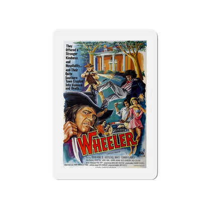 WHEELER 1975 Movie Poster - Refrigerator Magnet-4" x 4"-The Sticker Space