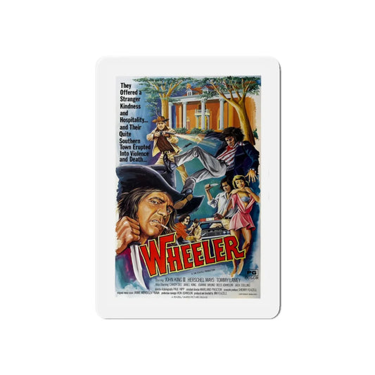 WHEELER 1975 Movie Poster - Refrigerator Magnet 6 Inch - The Sticker Space
