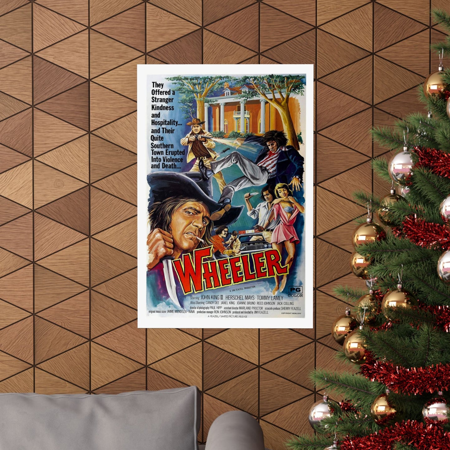 WHEELER 1975 - Paper Movie Poster-The Sticker Space