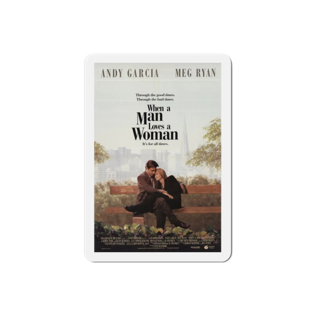 When A Man Loves A Woman 1994 Movie Poster Refrigerator Magnet 2 Inch - The Sticker Space
