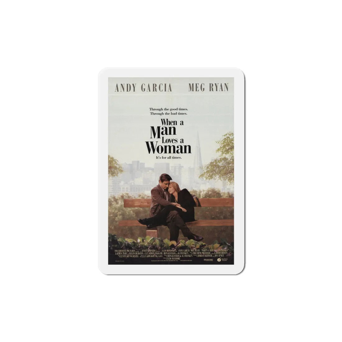 When A Man Loves A Woman 1994 Movie Poster Refrigerator Magnet 5 Inch - The Sticker Space