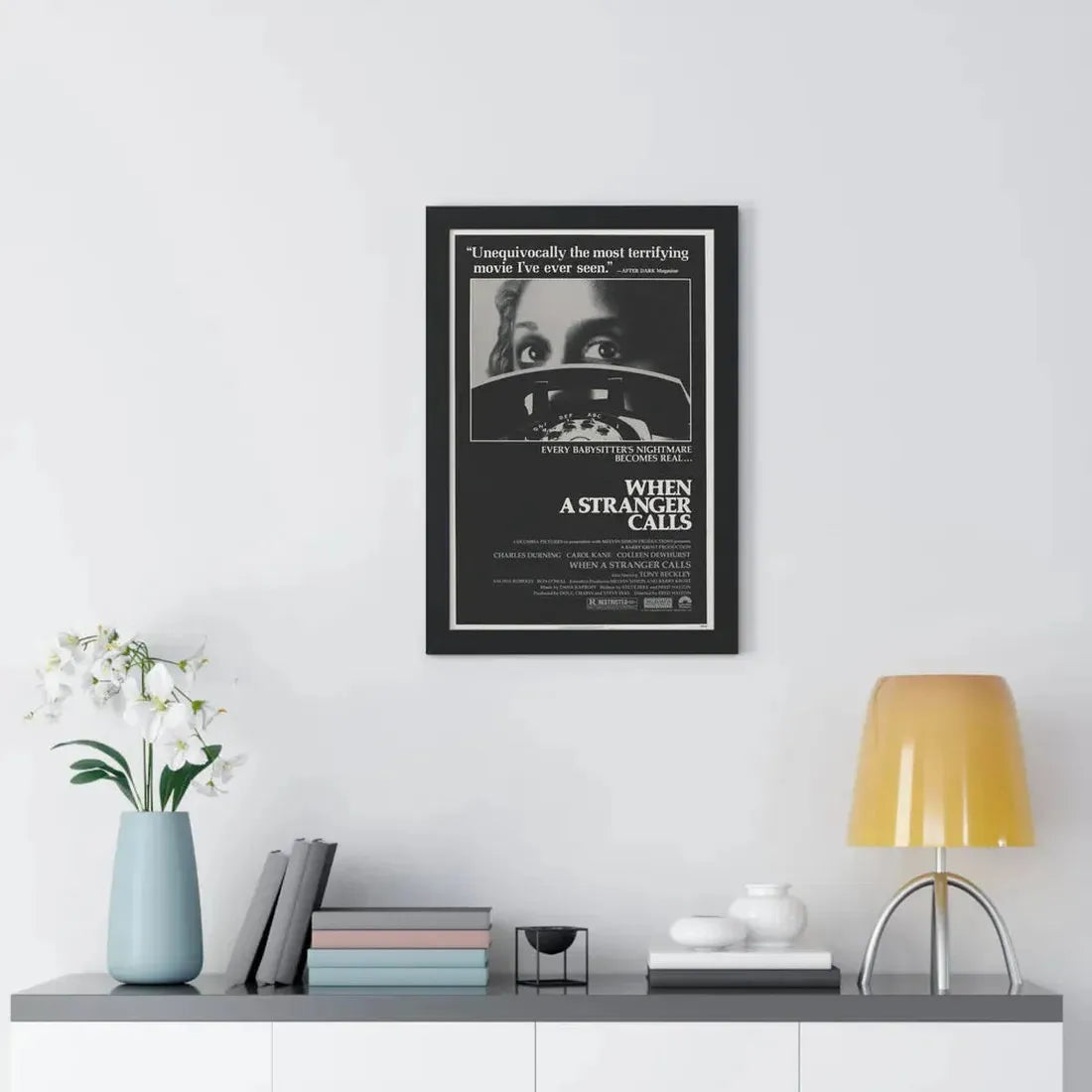 WHEN A STRANGER CALLS 1979 - Framed Movie Poster - The Sticker Space
