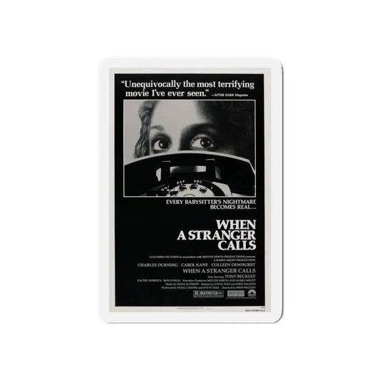 WHEN A STRANGER CALLS 1979 Movie Poster - Refrigerator Magnet 6 Inch - The Sticker Space