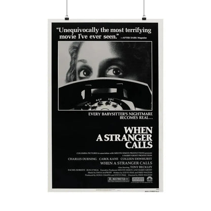WHEN A STRANGER CALLS 1979 - Paper Movie Poster 20″ x 30″ Matte - The Sticker Space