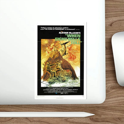 When Eight Bells Toll 1971 Movie Poster STICKER Vinyl Die-Cut Decal - The Sticker Space