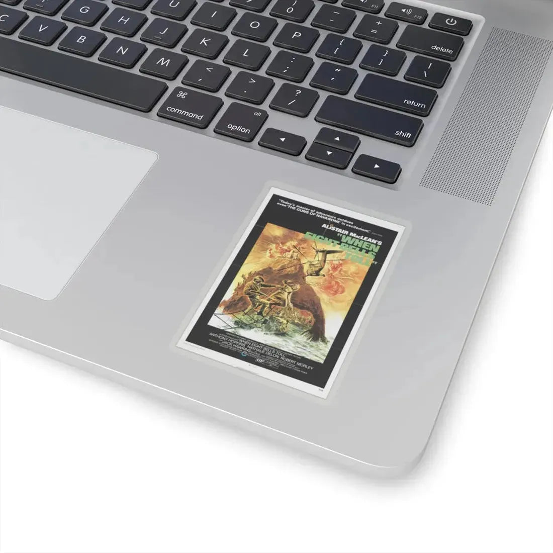 When Eight Bells Toll 1971 Movie Poster - STICKER Vinyl Kiss-Cut Decal - The Sticker Space