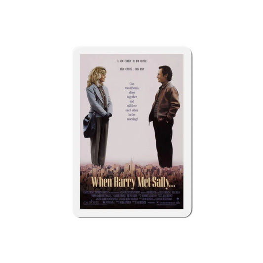 When Harry Met Sally 1989 Movie Poster Refrigerator Magnet 2 Inch - The Sticker Space