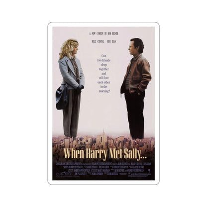 When Harry Met Sally 1989 Movie Poster STICKER Vinyl Die-Cut Decal 4 Inch - The Sticker Space