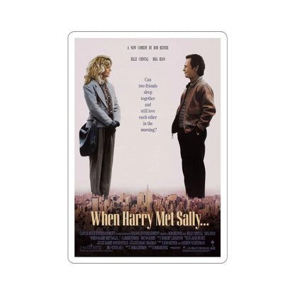 When Harry Met Sally 1989 Movie Poster STICKER Vinyl Die-Cut Decal 6 Inch - The Sticker Space